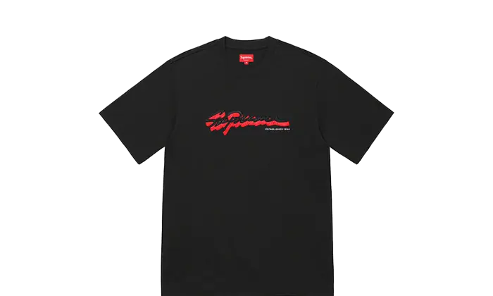 Supreme Shadow Script S/S Top Black – Izicop