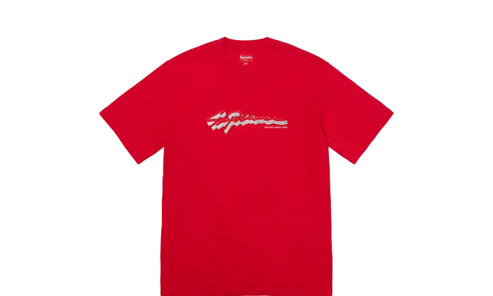 Supreme Shadow Script S/S Top Red – Izicop