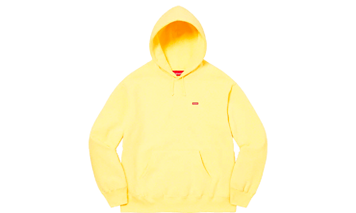Supreme Small Box Hooded Sweatshirt Light Yellow - N/A – Izicop