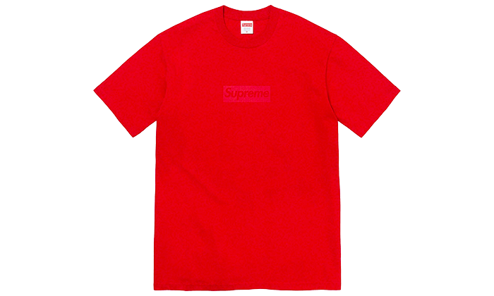 Supreme Tonal Box Logo Tee Red - N/A – Izicop