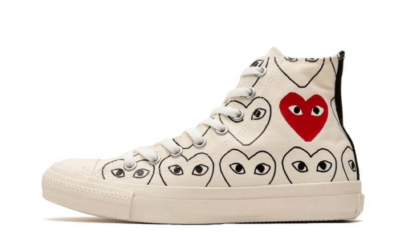 oogst Woedend Mammoet Converse Chuck Taylor All-Star 70s Hi Comme des Garçons PLAY All-Over  Natural - N/A – Izicop