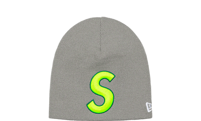 Supreme New Era® S Logo Beanie Grey