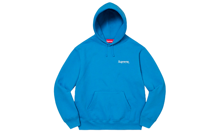 Supreme Worldwide Hooded Sweatshirt Blue - N/A – Izicop