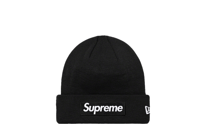 Supreme New era box logo beanie black-