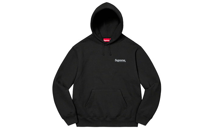 Supreme Worldwide Hooded Sweatshirt Black - N/A – Izicop