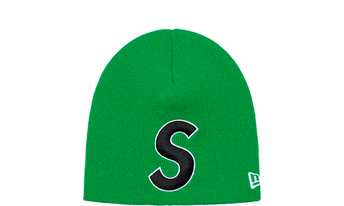 Supreme New Era S Logo Beanie Green