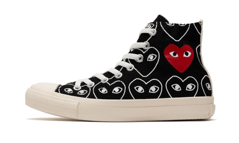Converse Chuck Taylor All 70s Hi Comme Des PLAY All-Over Black - N/A – Izicop