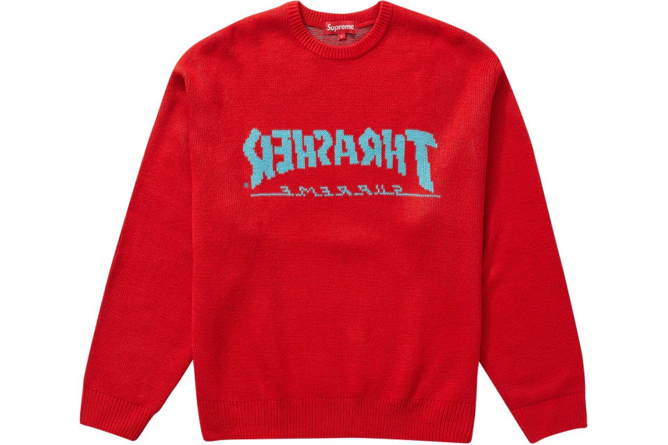 Supreme Thrasher Sweater Red – Izicop