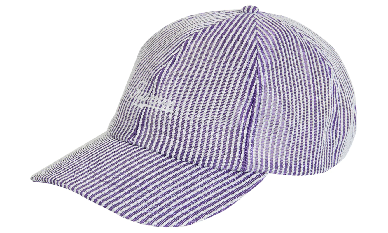 Supreme Stripe Mesh 6-Panel Purple