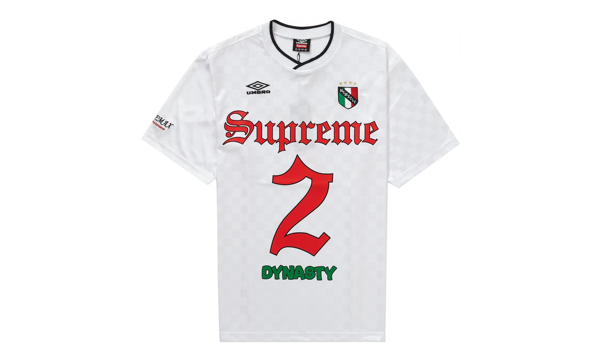 Supreme Umbro Soccer Jersey White