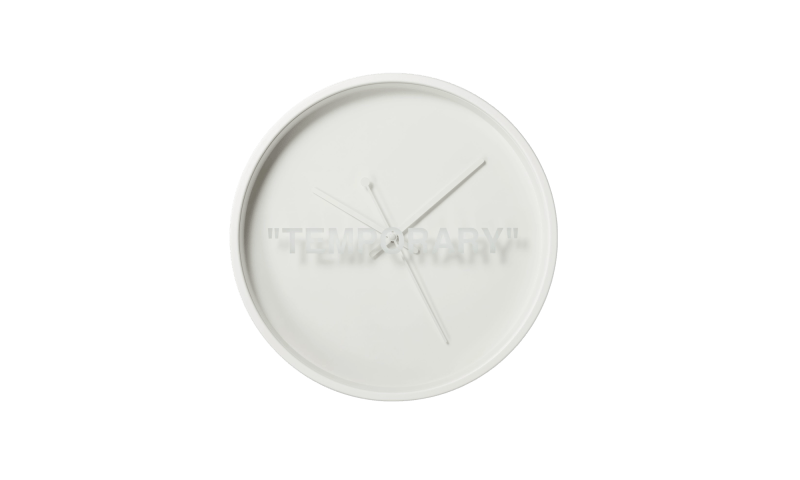 ikea off white clock