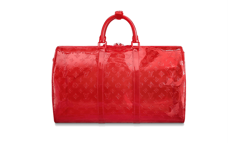 LOUIS VUITTON KEEPALL MONOGRAM BANDOULIERE 50 RED - Louis Vuitton