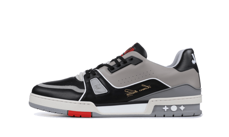 Louis Vuitton LV Trainer Sneaker Low Black Grey - 1A54H5 – Izicop