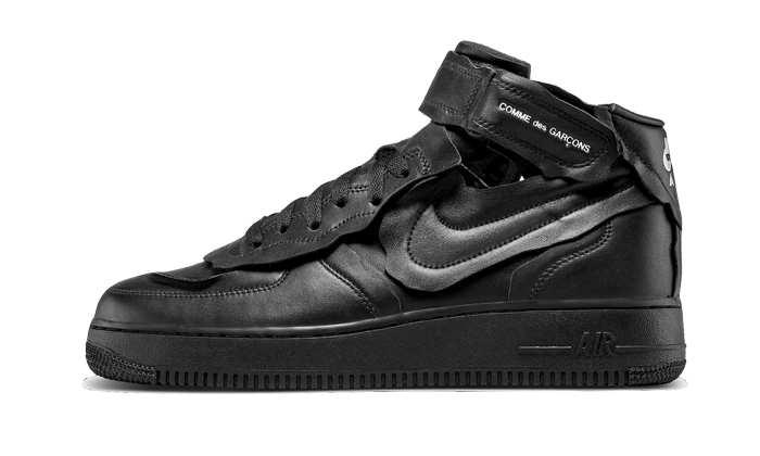 Nike Air Force 1 Mid Comme des Garçons Black - DC3601-001 – Izicop