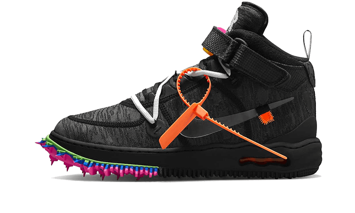 Nike Air Force 1 Mid Off-White Clear Black - DO6290-001 – Izicop