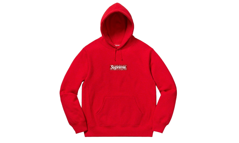 Supreme Bandana Box Logo Hooded Sweatshirt Red - TBD – Izicop