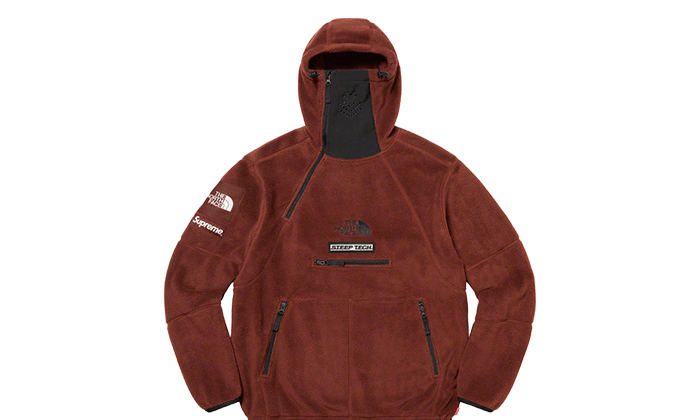 Supreme The North Face Steep Tech Fleece Pullover Brown – Izicop
