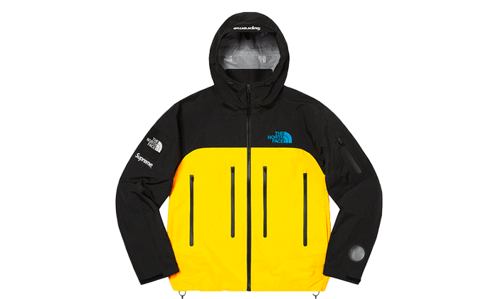 Supreme The North Face Taped Seam Shell Jacket Yellow - FW22J3
