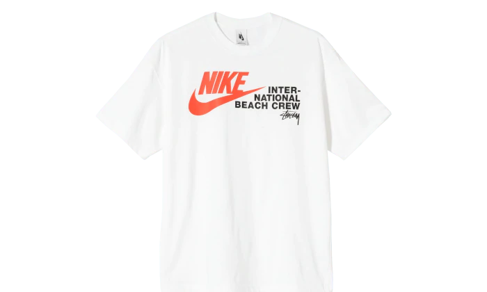 Nike Stussy International Beach Crew T-Shirt White