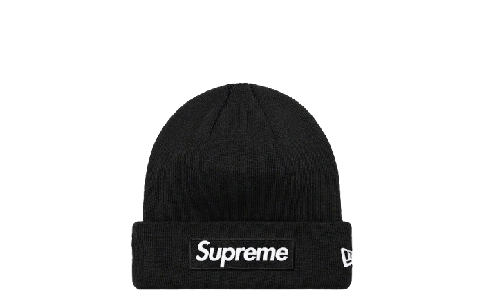Supreme x New Era Box Logo Beanie Black – Izicop