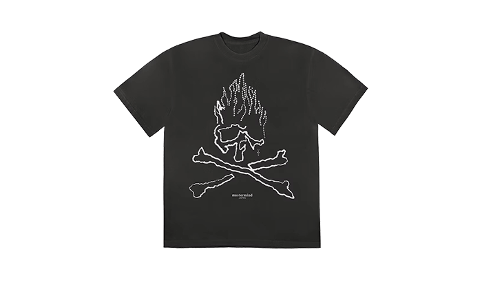 travis scott Travis Scott Cactus Jack For Mastermind Skull T-shirt Black