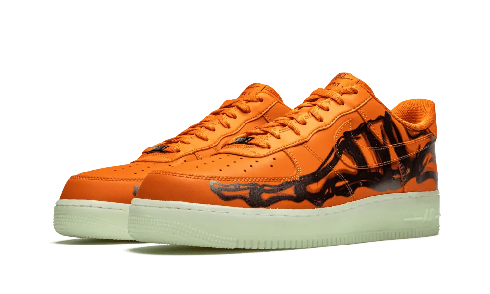 Nike Air Force 1 Low Orange Skeleton Halloween (2020) - CU8067-800