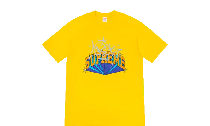 Supreme Irak Arc Tee Yellow - FW22T55 – Izicop