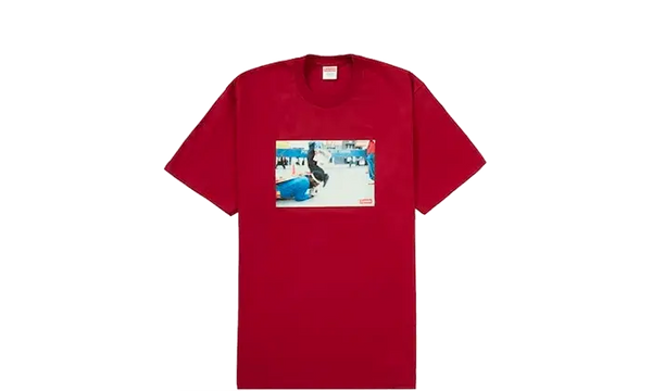 Supreme Pope.L Training Crawl Tee Cardinal