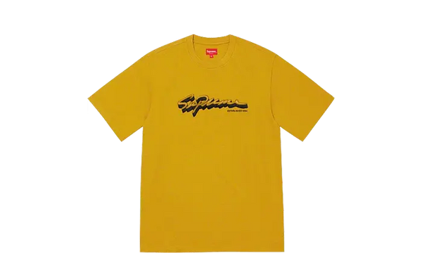 Supreme Shadow Script S/S Top Dusty Yellow