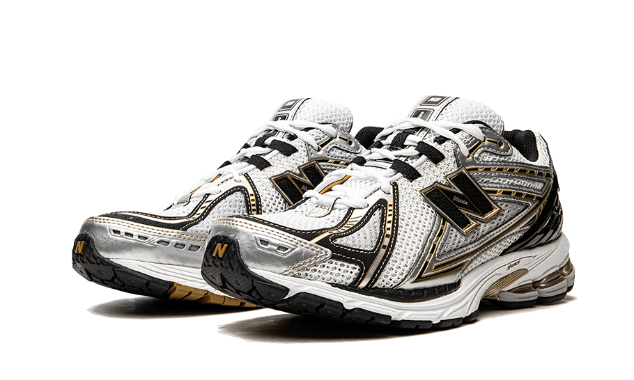 New balance best sale gold and white