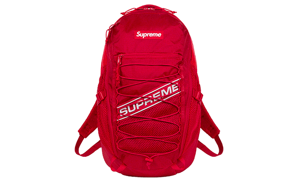 real red supreme backpack