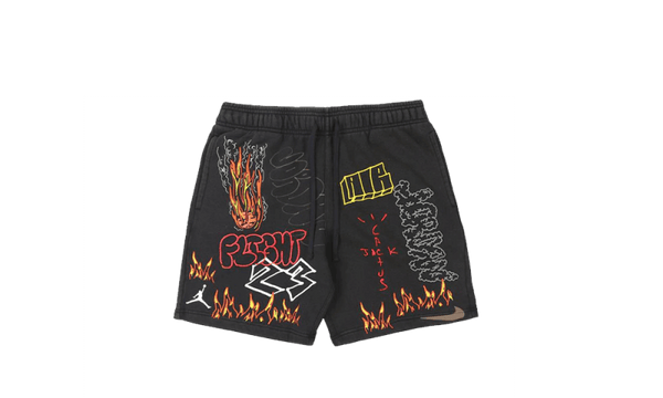 Travis scott mj store fleece short black