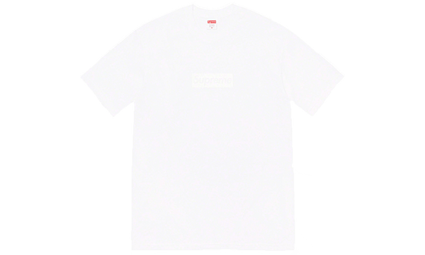 Supreme Tonal Box Logo Tee White - N/A – Izicop