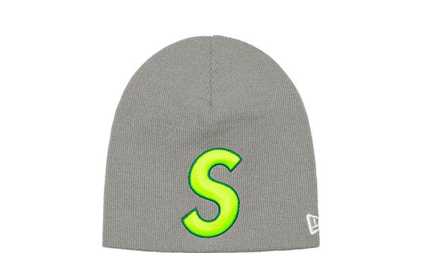 Supreme New Era® S Logo Beanie Grey - N/A – Izicop