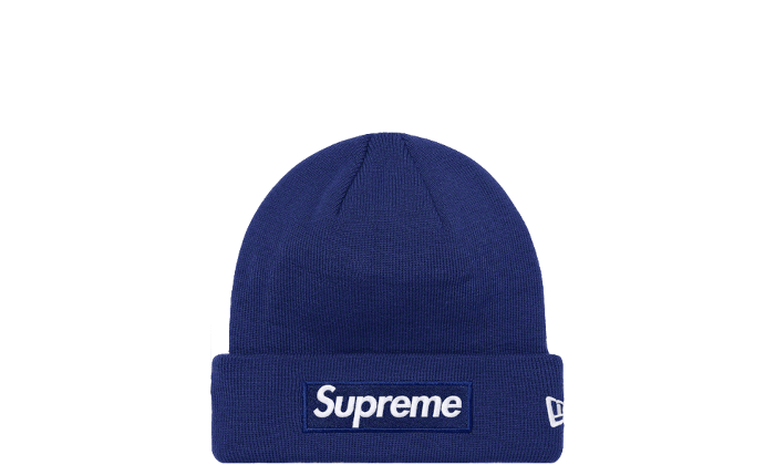 Supreme New Era Bow Logo Beanie Navy - N/A – Izicop