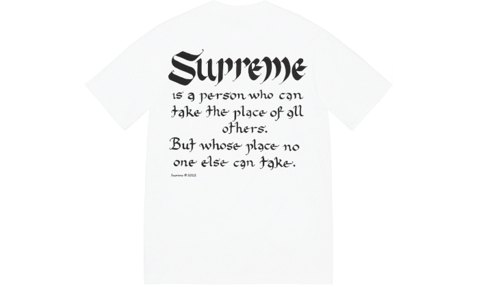 Supreme Person Tee White - N/A – Izicop