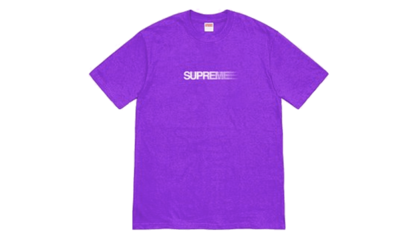 Supreme Motion Logo Tee Purple Small