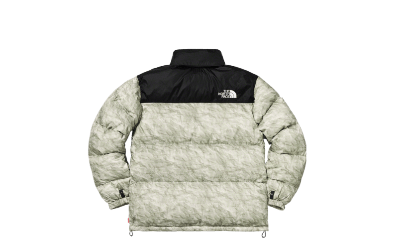 Supreme The North Face Paper Print Nuptse Jacket - N/A – Izicop