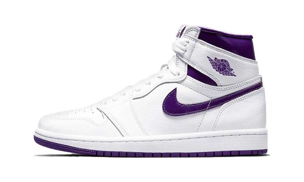 Air Jordan 1 High Court Purple White SKU : CD0461-151 Date de sortie : Juin 2021 Colorway : WHITE/COURT PURPLE  Livraison gratuite en France métropolitaine ! 🚀