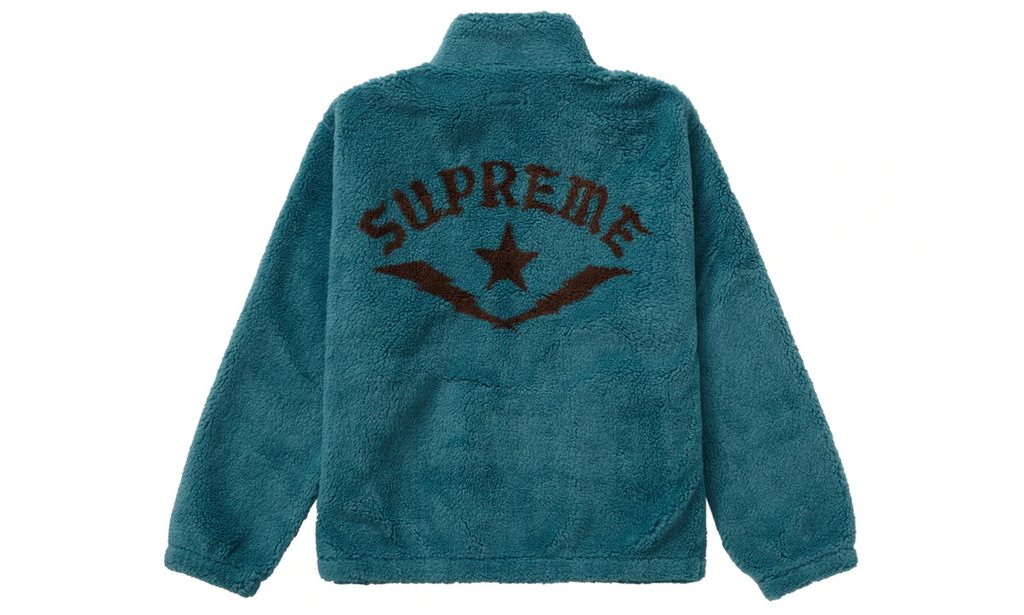 Supreme Star Fleece Jacket Teal – Izicop