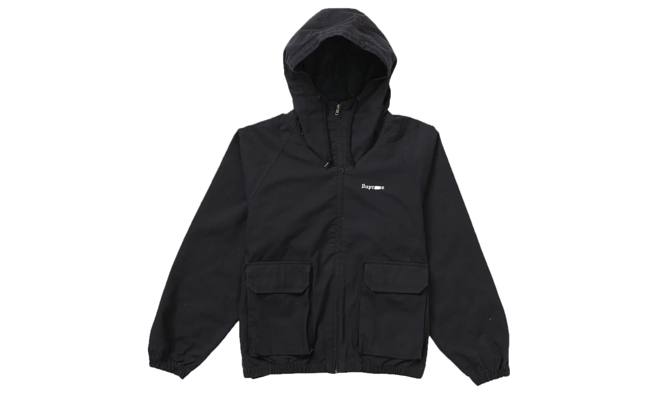 Supreme Cotton Hooded Jacket Black – Izicop