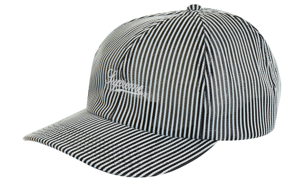 Supreme Stripe Mesh 6-Panel Black – Izicop