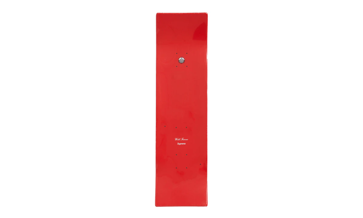 Supreme Uncut Box Logo Skateboard Deck Red