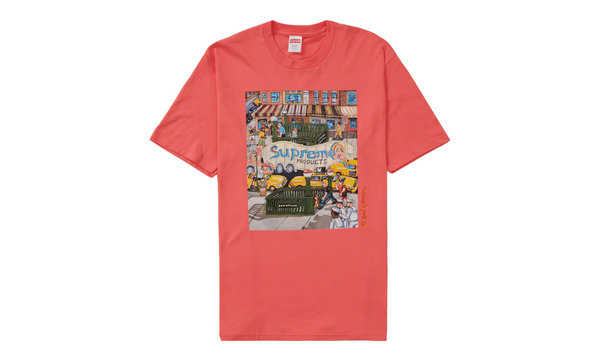 Supreme Manhattan Tee Bright Coral – Izicop