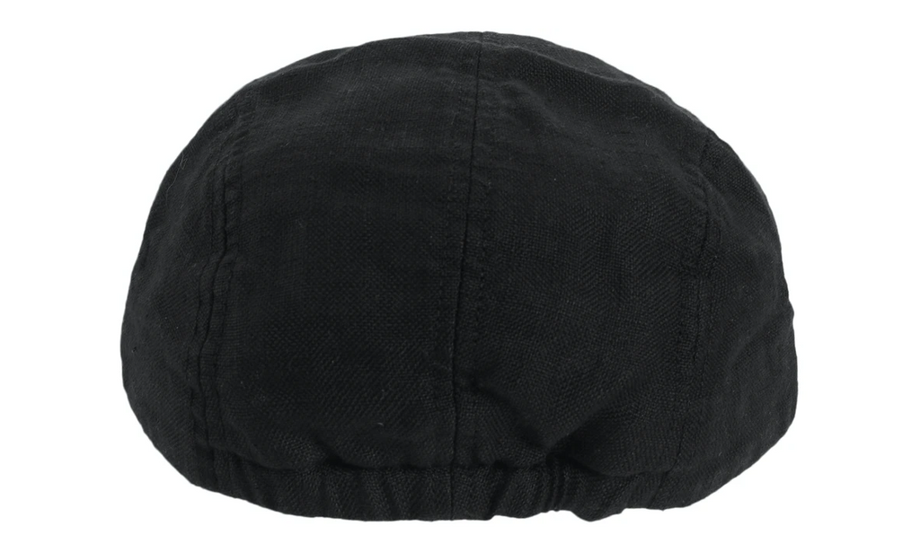 Supreme Linen Fitted Camp Cap Black