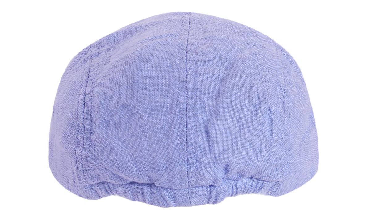 Supreme Linen Fitted Camp Cap Light Blue