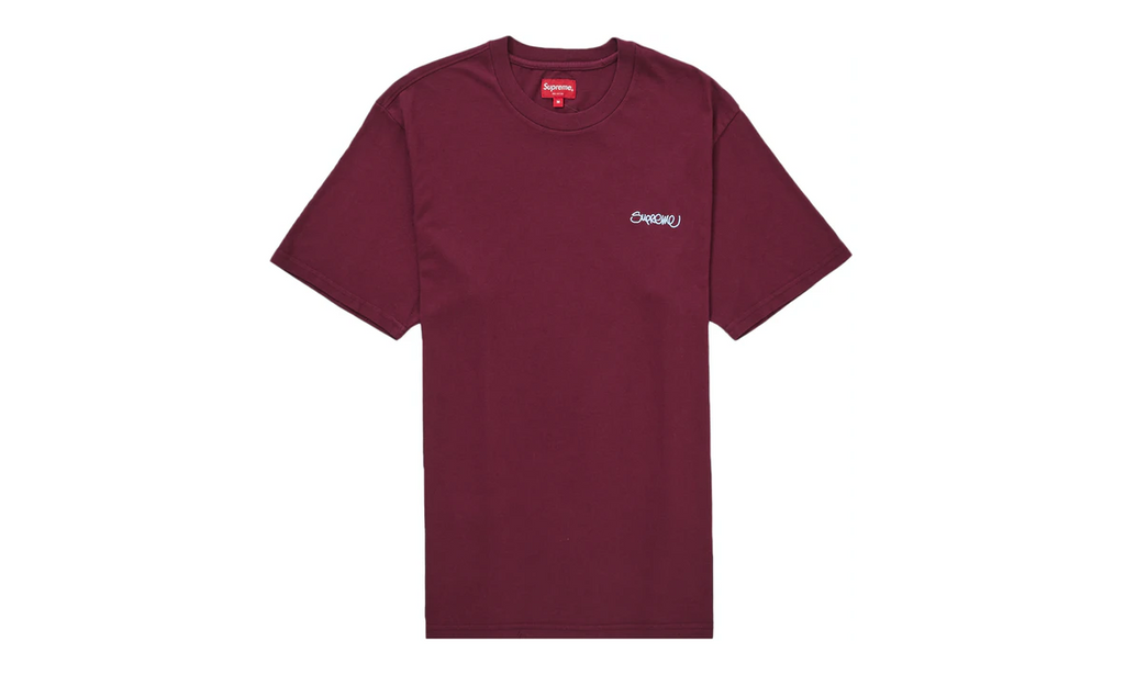 Supreme Washed Handstyle S/S Top Plum – Izicop