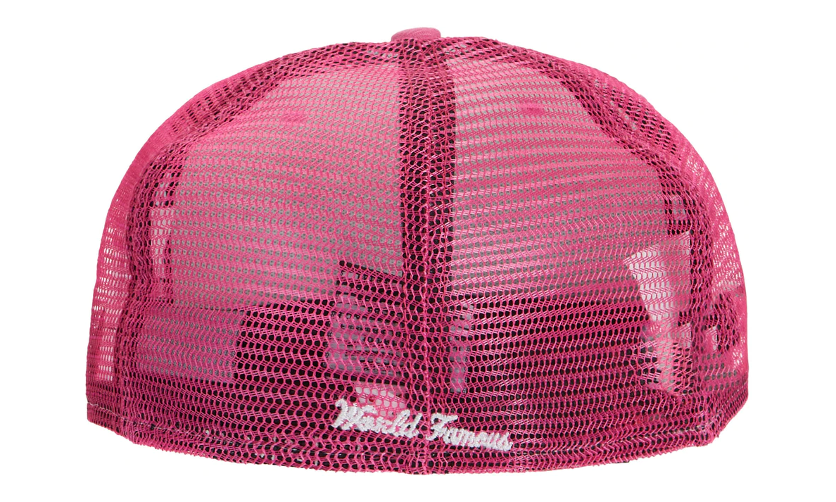 Supreme Box Logo Mesh Back New Era Pink