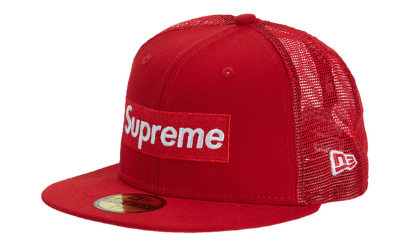 Supreme Box Logo Mesh Back New Era Red – Izicop