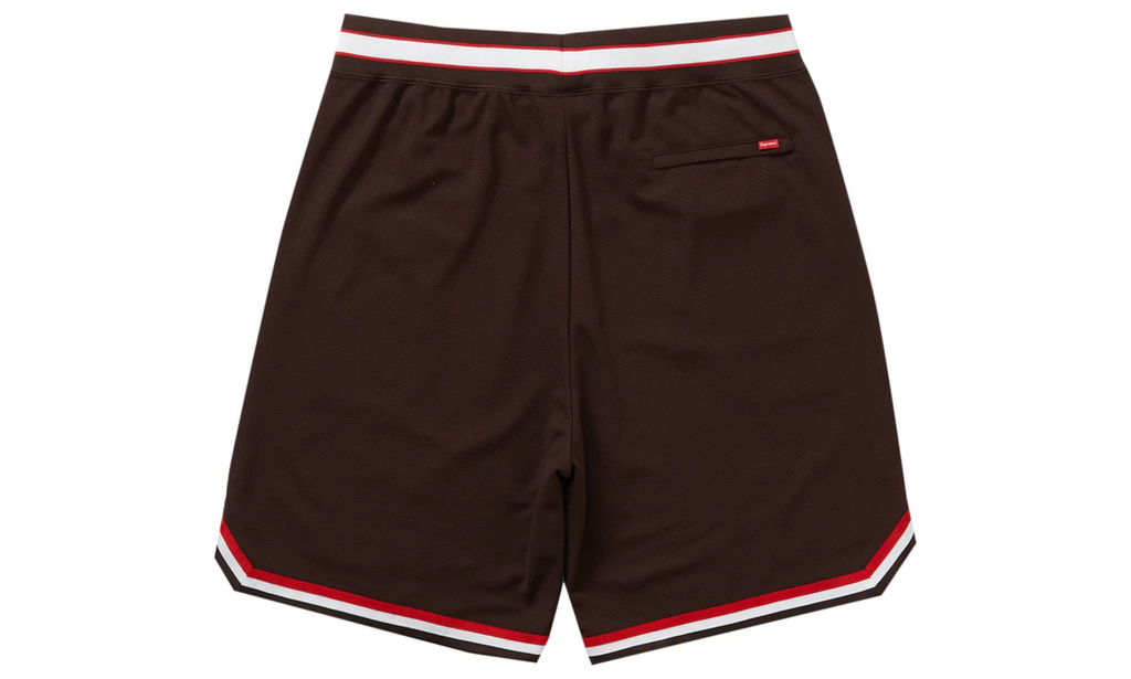 Supreme Faux Croc Basketball Short Brown